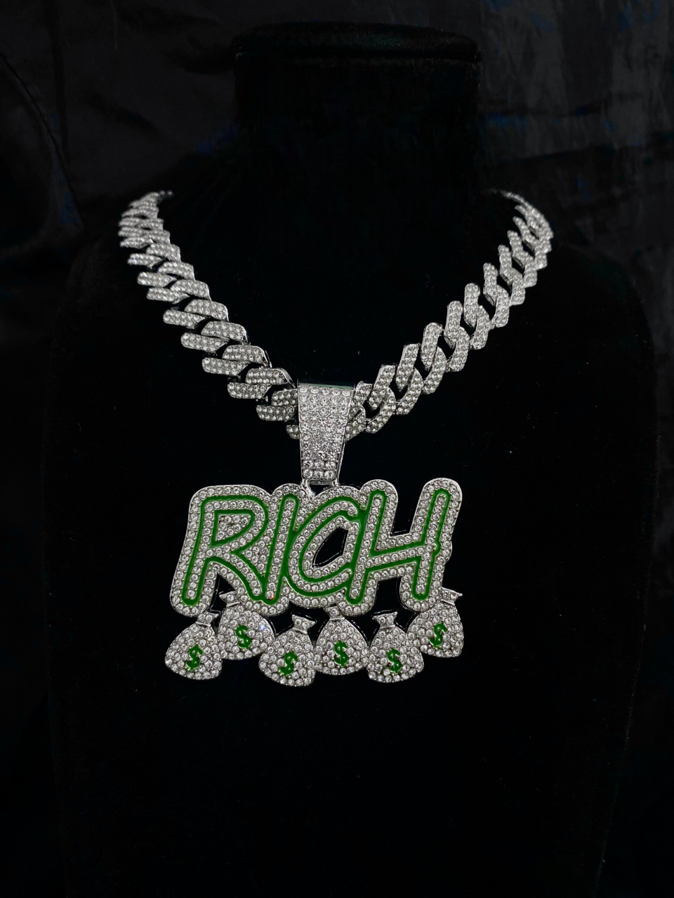CADENA CUBANA + DIJE RICH