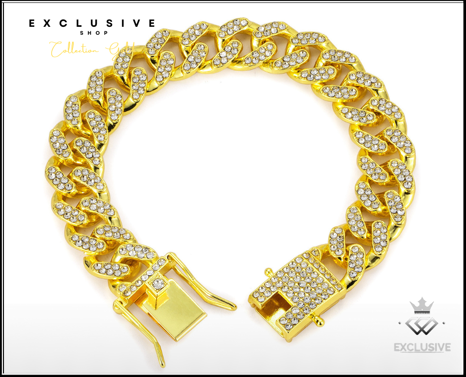 PULSERA CUBANA GOLD